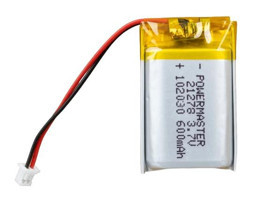 Powermaster 102030 21278 3.7 V 600 mAh Lityum Polimer Kare Şarjlı Pil
