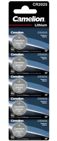 Camelion 2025 CR2025 3 V 90 mAh Lityum Düğme Pil 5'li