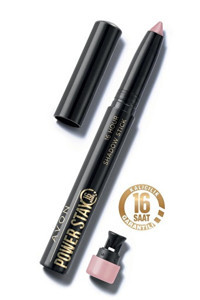 Avon Power Stay Lavender Glow Toz Metalik Stick Far Pembe