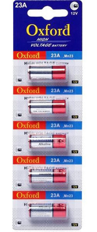 Oxford MN23 V23A V23GA 23A 12 V 55 mAh Alkalin A Pil 5'li