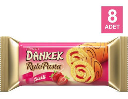 Ülker Dankek Rulo Pasta Çilekli Kek 8'li 235 gr