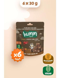 Humm Organic Kakaolu - Fındıklı Kek 6'lı 30 gr