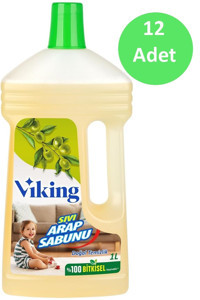 Viking Zeytinyağlı Sıvı Arap Sabunu 12x1 lt