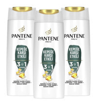 Pantene Pro-V Kepek Karşıtı Tüm Saçlar İçin 3'ü 1 Arada Şampuan 3x400 ml