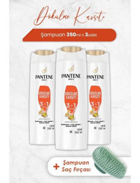 Pantene Pro-V Şaç Dökülmesine Karşı Tüm Saçlar İçin 3'ü 1 Arada Şampuan 3x350 ml