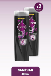 Elidor Esmer Parlaklık Parlaklık Tüm Saçlar İçin 2'si 1 Arada Erkek Şampuan 2x400 ml