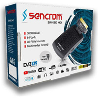 Sencrom SM 30 Harici Çanaksız Full HD Uydu Alıcısı
