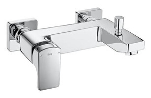 Roca L90 Krom Aç Kapa Solo Kare Banyo Bataryası Gümüş