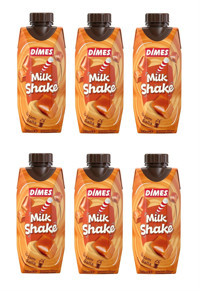 Dimes Milkshake Laktozlu Karamelli İnek Süt 6x310 ml