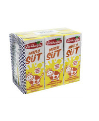 Yörükoğlu Yağlı UHT Laktozlu Muzlu İnek Süt 6x180 ml