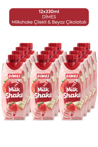 Dimes Milkshake Laktozlu Çikolatalı-Çilekli İnek Süt 12x310 ml