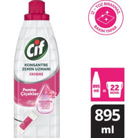 Cif Konsantre Zemin Uzmanı Fayans Pembe Çiçekler Yüzey Temizleyici 895 ml