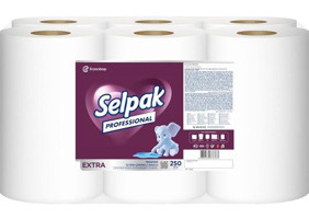 Selpak Professional Tek Katlı 6'lı Rulo Kağıt Havlu