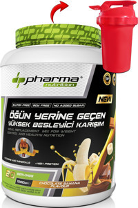 Pharma Nutrition Muz-Çikolata Whey Protein Tozu 1 kg + Shaker Hediyeli
