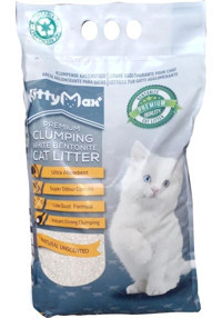 Kittymax Topaklanan İnce Taneli Bentonit Kedi Kumu 5 lt