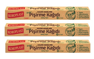 Koroplast Doğal Pişirme Kağıdı 3x10 Adet