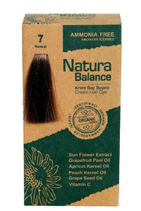 Natura Balance 6 Koyu Kumral Organik Amonyaksız Vegan Krem Saç Boyası 60 ml