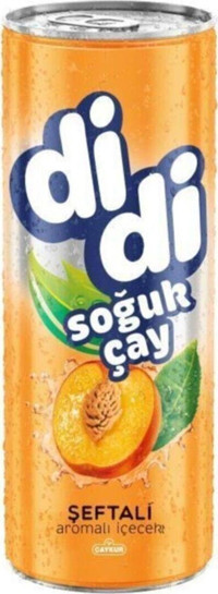 Çaykur Didi Şeftalili Soğuk Çay 12x250 ml