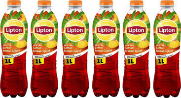Lipton Şeftalili Soğuk Çay 6x1 lt