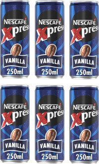 Nescafe Xpress Vanilya Soğuk Kahve 6x250 ml