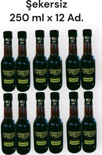 Mca Coffee Şekersiz Espresso Soğuk Kahve 12x250 ml