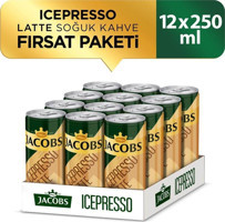 Jacobs Icepresso Latte Soğuk Kahve 12x250 ml