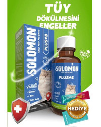 Solomon Multivitamin Tüy Sağlığı Yetişkin - Yavru Kedi Vitamini Damla 50 ml