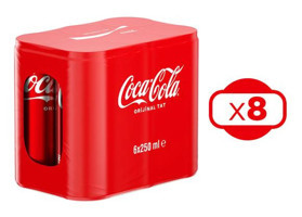 Coca Cola Orijinal Kutu Kola 8x250 ml