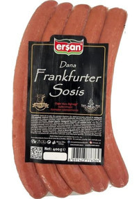 Erşan Frankfurter Uzun Dana Sosis 400 gr