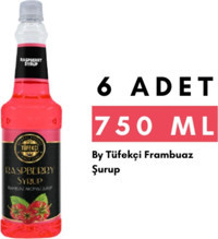 By Tüfekçi Frambuaz Kahve Şurubu 6x6x750 ml