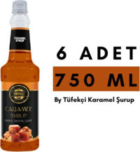 By Tüfekçi Karamel Kahve Şurubu 6x6x750 ml
