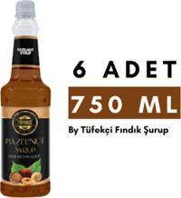 By Tüfekçi Fındık Kahve Şurubu 6x6x750 ml