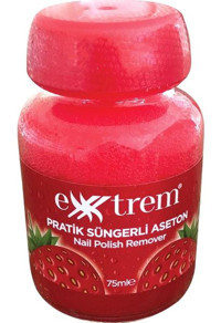 Extrem Süngerli Çilek Aseton 75 ml