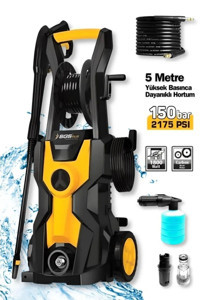 Safestore SGS 5400 1800 W Deterjan Haznesli Tekerlekli 150 bar Elektrikli Basınçlı Yıkama Makinesi