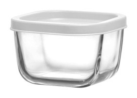 Lav Cub Kare Cam Saklama Kabı 270 ml