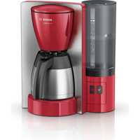 Bosch TKA6A684 Zaman Ayarlı 1 lt Hazneli 8 Fincan Kapasiteli 1000 W Kırmızı Filtre Kahve Makinesi