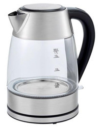 Beko BKK 2314 Cam 1.7 lt 2200 W Işıklı Inox Kettle