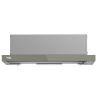 Beko P 41 TG Bacalı Sürgülü Karbon Filtreli Tek Motorlu Gri Ankastre 60 cm Aspiratör