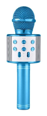 Torima WS-858 AUX Kablolu Mavi El Mikrofon