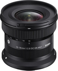 Sigma DC DN Contemporary 10-18 mm f/2.8 Teleconverter Lens
