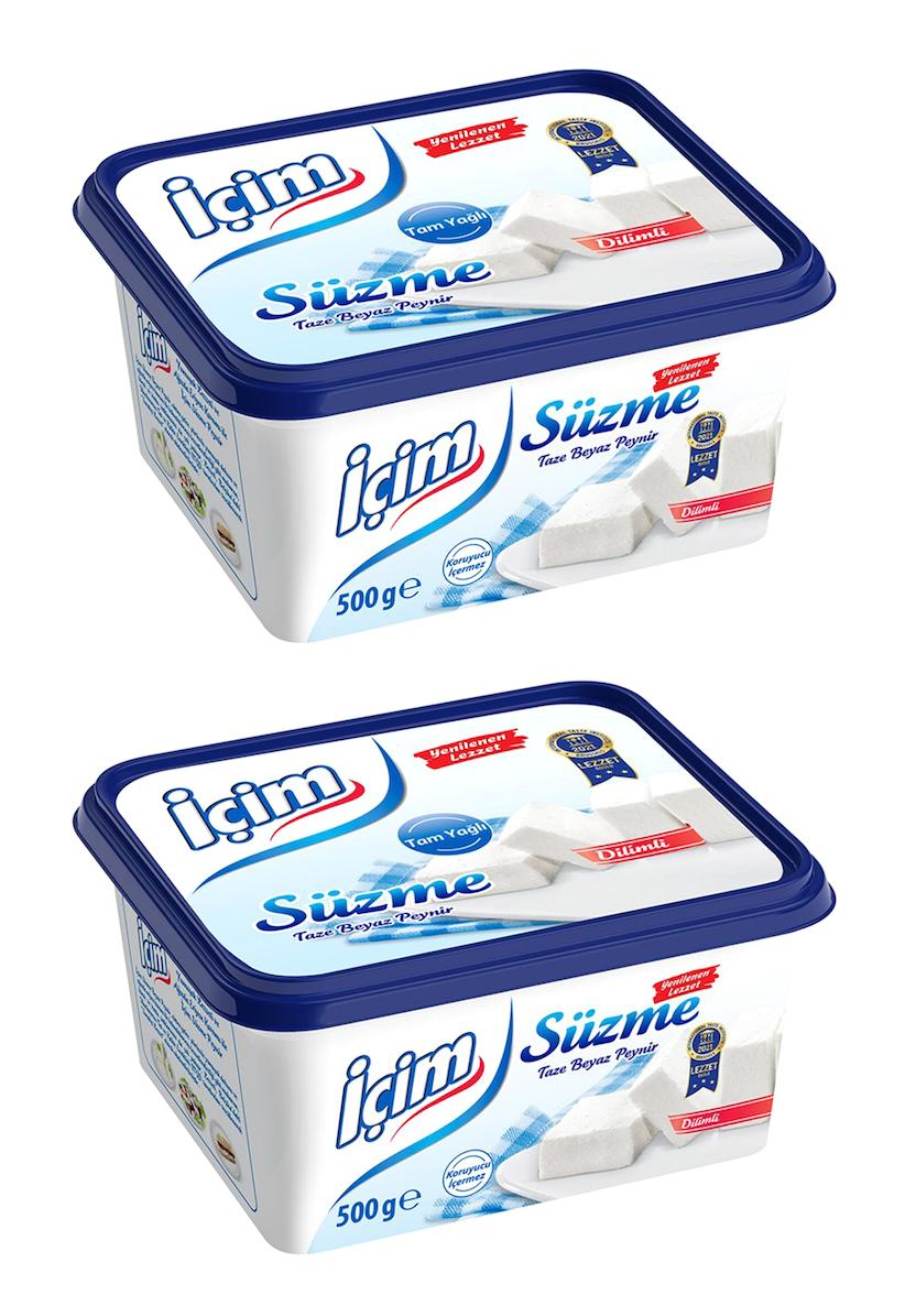 İçim Süzme Beyaz İnek Peynir 2x500 gr