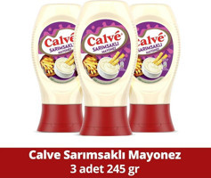 Calve Sarımsaklı Mayonez 3x245 gr