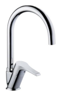 NSK Visia Plus N2065702 Çift Girişli Aç Kapa Eviye Bataryası Krom