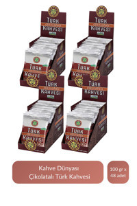Kahve Çikolatalı Türk Kahvesi 48x100 gr