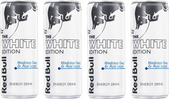 Red Bull The White Edition Hindistan Cevizi ve Açai Aromalı Enerji İçeceği 4x250 ml