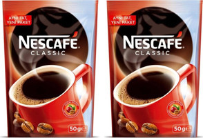 Nescafe Classic Paket Granül Kahve 2x50 gr