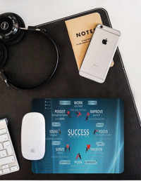 WuW Başarının Sırları 22x18 cm S Mousepad Çok Renkli