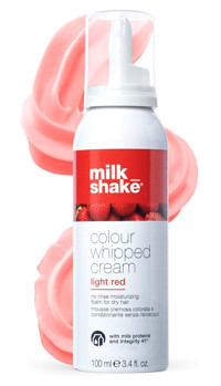 Milk Shake Color Whipped Cream Light Red Saç Köpüğü 100 ml