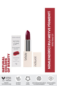 Bade Natural Clours 01 Parlak Krem Lipstick Ruj