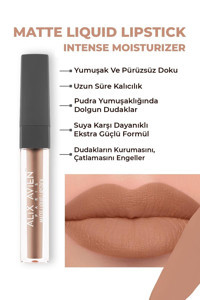 Alix Avien Dark Dusty Pink 507 Kalıcı Kadife Likit Fırçalı Ruj